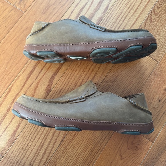 Olukai men’s slip on moloa slip on leather shoes size 9.5 - Picture 7 of 7